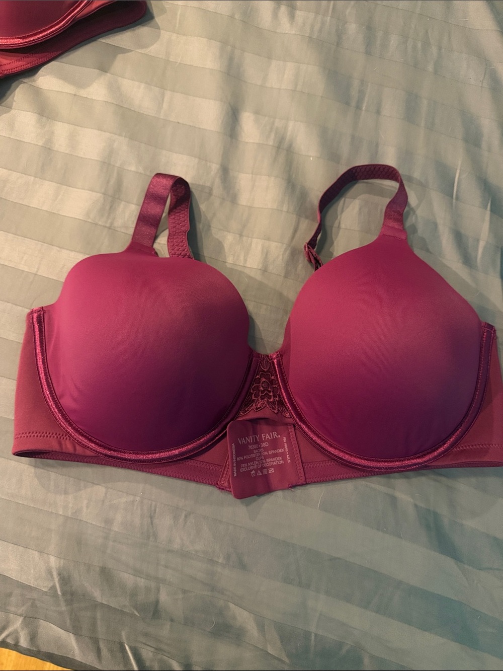 Vanity Fair Hot Pink Smooth Molded Full Coverage Bra